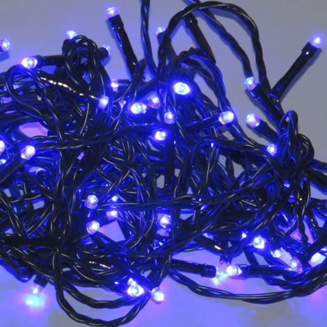 30557 - LED Vianočná vonkajšia reťaz 100xLED 10m IP44 modrá