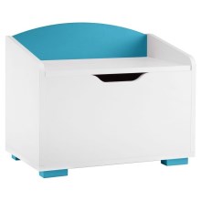Detský úložný kontajner PABIS 50x60 cm biela/modrá