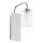 EGLO 89625 - Nástenné kúpeľňové svietidlo NIMES 1xG9/40W chróm / biela