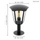 Eglo 98122 - Vonkajšia lampa MONREALE 1xE27/60W/230V IP44 výška 335 čierna