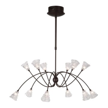Luster na tyči SIERRA 12xG4/20W hrdzavá Luster na tyči SIERRA 12xG4/20W hrdzavá