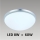 Stropné LED svietidlo PERI 1xLED/8W matný nikel