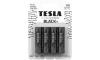 Tesla Batteries - 4 ks Alkalická batéria AA BLACK+ 1,5V