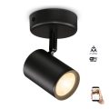 WiZ - LED Stmievateľné bodové svietidlo IMAGEO 1xGU10/4,9W/230V 2700-6500K CRI 90 Wi-Fi čierna