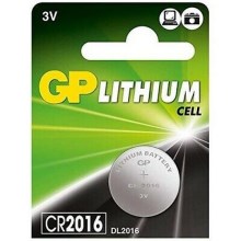1 ks Líthiová batéria gombíková CR2016 GP 3V/90mAh