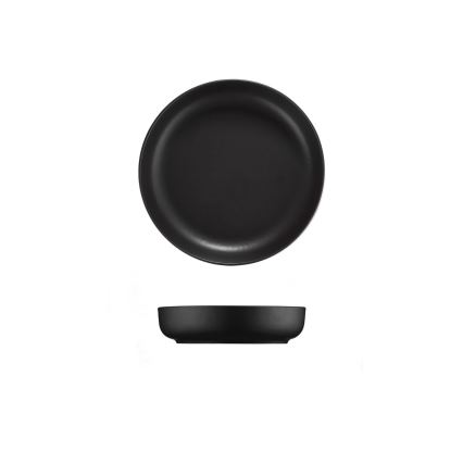 18-dielna jedálenská sada čierna/porcelán