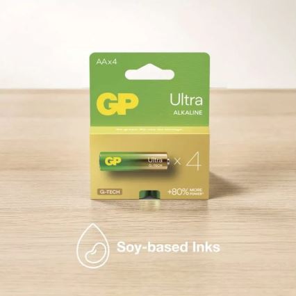 2 ks Alkalická batéria C GP ULTRA 1,5V