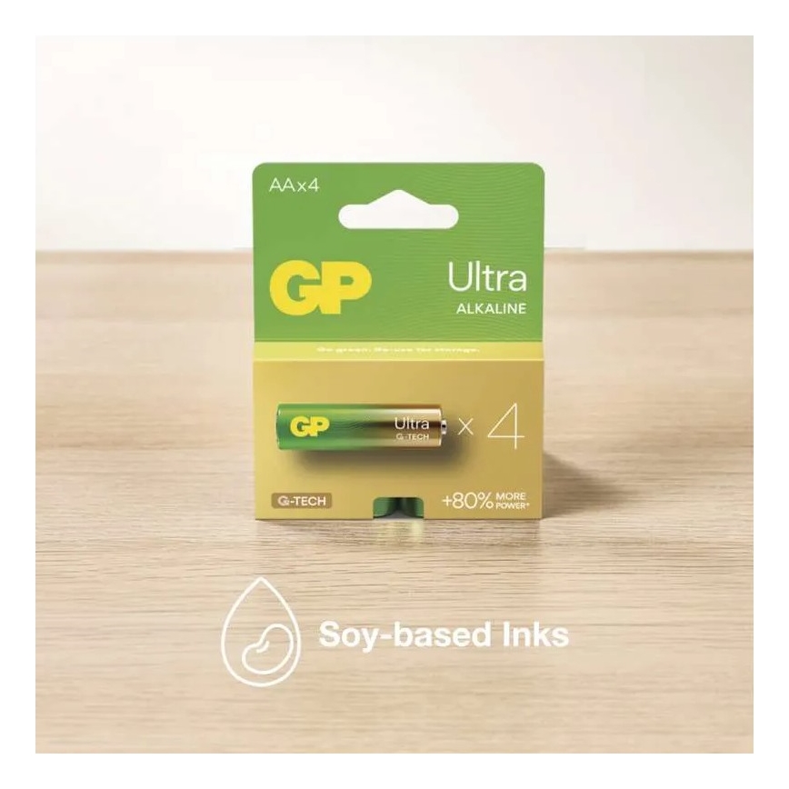 2 ks Alkalická batéria C GP ULTRA 1,5V