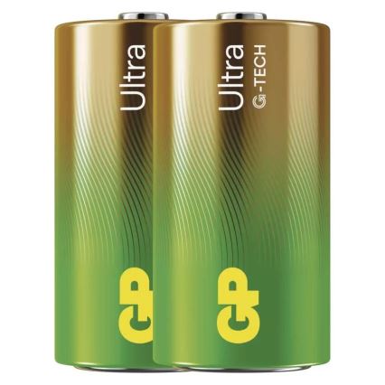 2 ks Alkalická batéria C GP ULTRA 1,5V