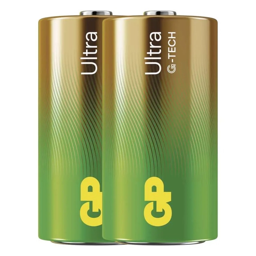 2 ks Alkalická batéria C GP ULTRA 1,5V