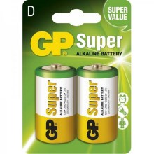 2 ks Alkalická batéria LR20 GP SUPER 1,5V