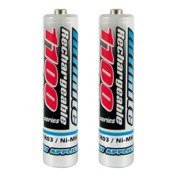 2 ks Nabíjacia batéria NiMH AAA 1100 mAh 1,2V 2 ks Nabíjacia batéria NiMH AAA 1100 mAh 1,2V