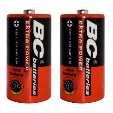 2 ks Zinkochloridová batéria EXTRA POWER C 1,5V 2 ks Zinkochloridová batéria EXTRA POWER C 1,5V