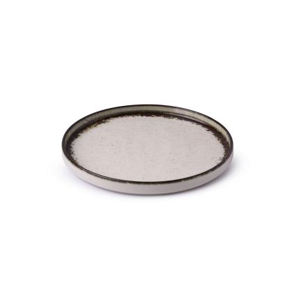 24-dielna jedálenská súprava biela/hnedá/porcelán