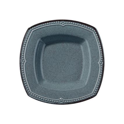 24-dielna jedálenská súprava, modrá/porcelán