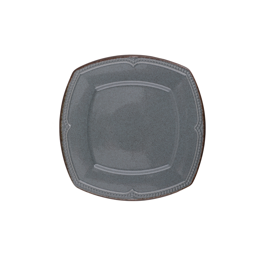 24-dielna jedálenská súprava, modrá/porcelán