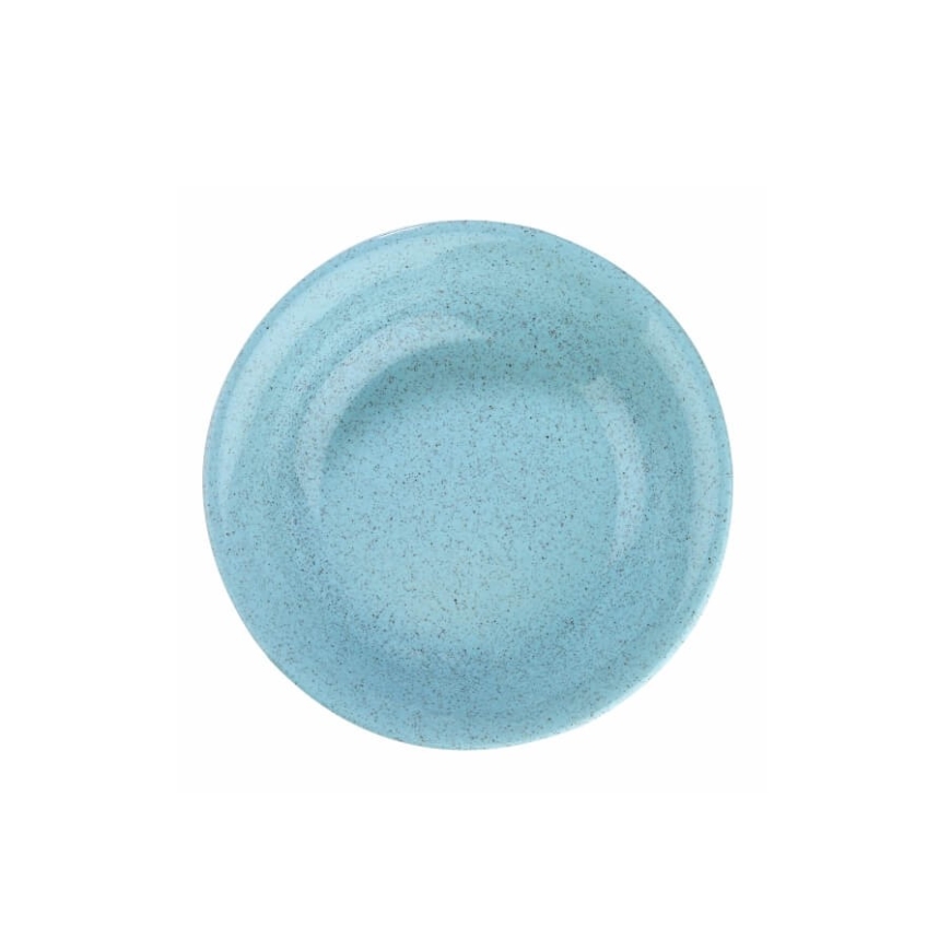 24-dielna jedálenská súprava, modrá/porcelán