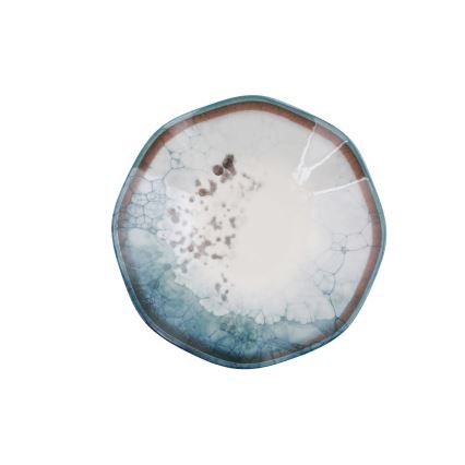 24-dielna jedálenská súprava, modrá, porcelán