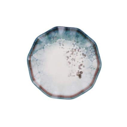 24-dielna jedálenská súprava, modrá, porcelán