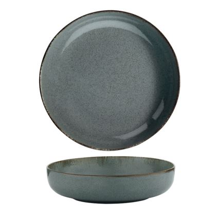 24-dielna jedálenská súprava, modrá, porcelán