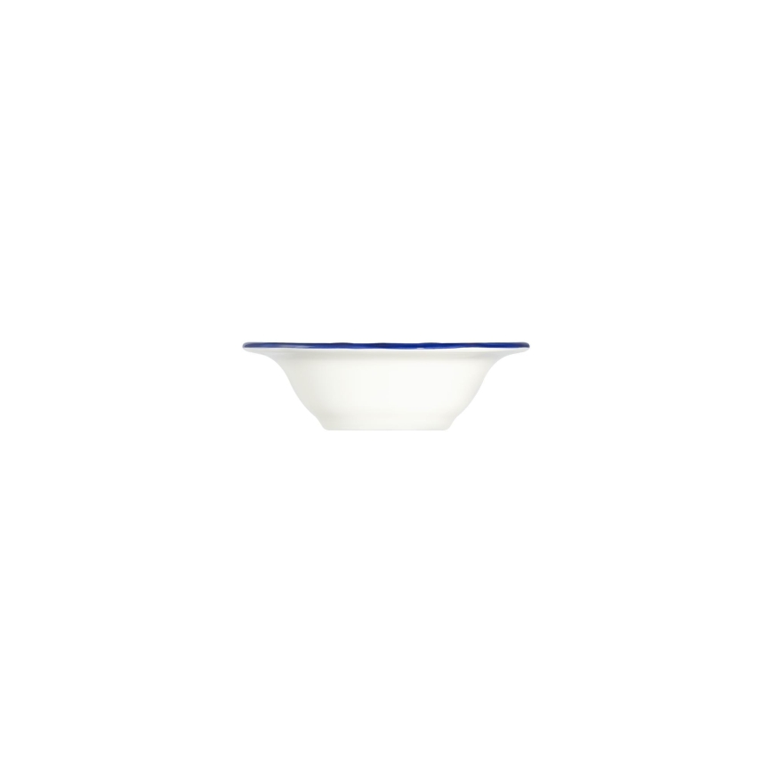 24-dielna jedálenská súprava z porcelánu, biela/modrá/žltá