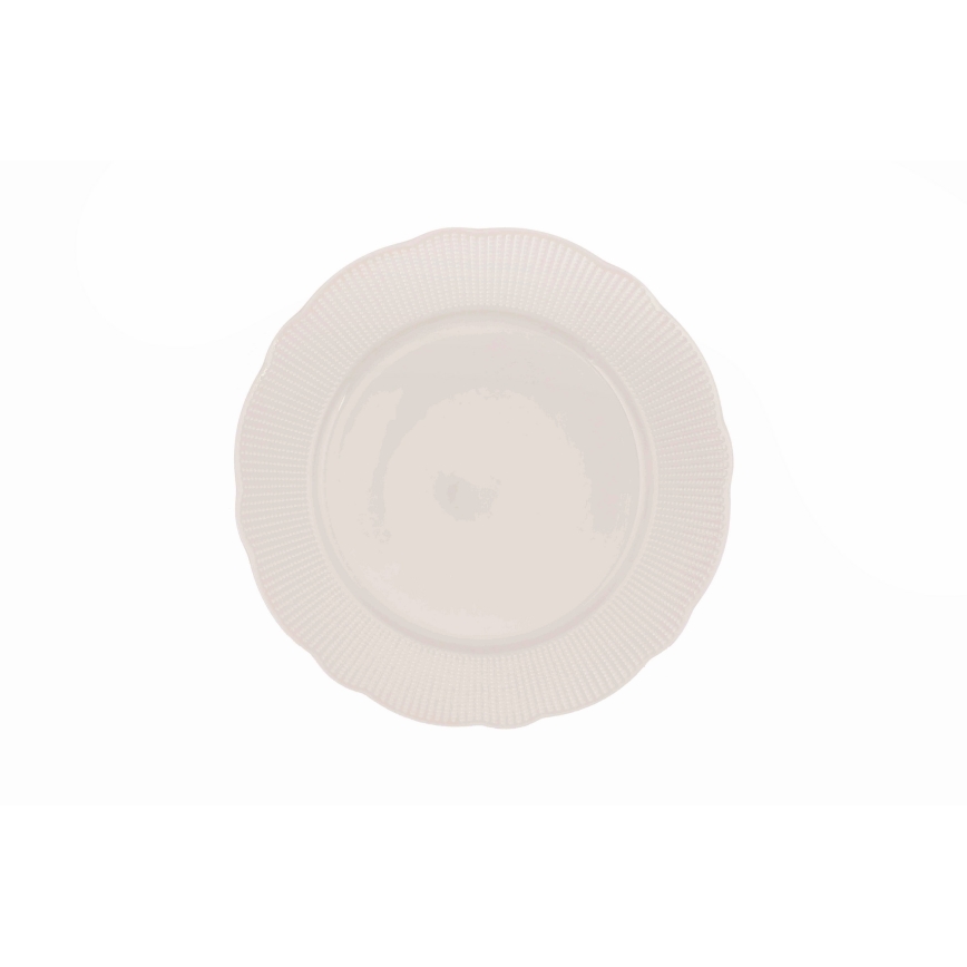 24-dielna jedálna súprava z bieleho porcelánu