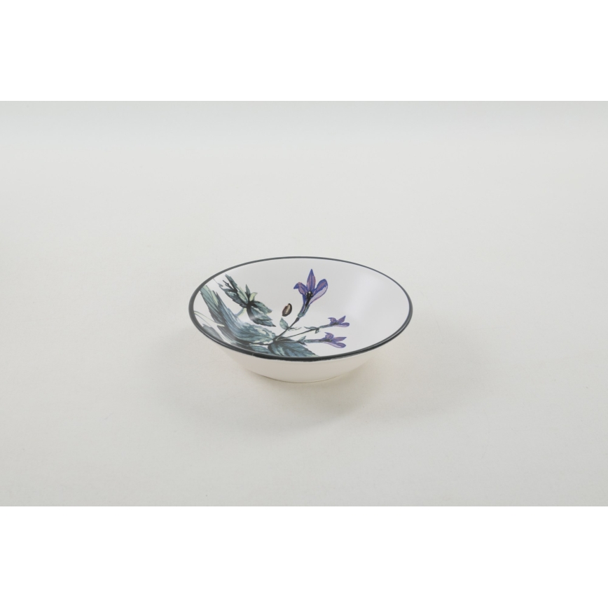 24-dielna pestrofarebná jedálenská súprava z kameniny