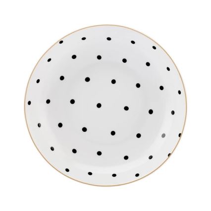 24-dielna pestrofarebná jedálenská súprava z porcelánu