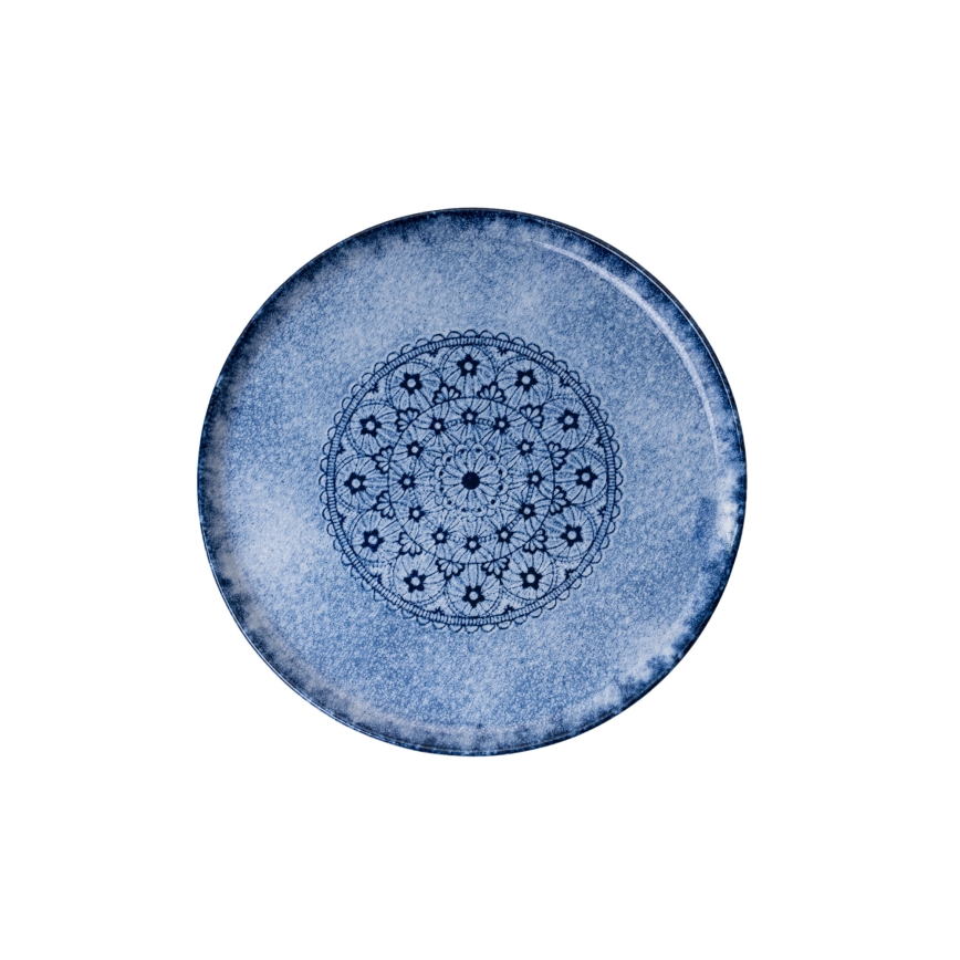 27-dielna jedálenská súprava, modrá, porcelán