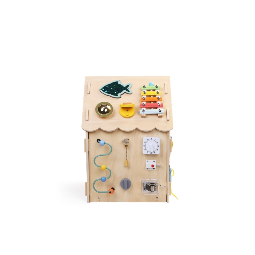 2Kids Toys - Activity board domček béžová