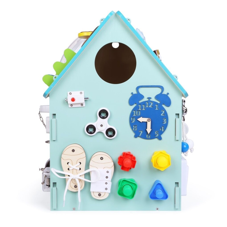 2Kids Toys - Activity board domček modrá