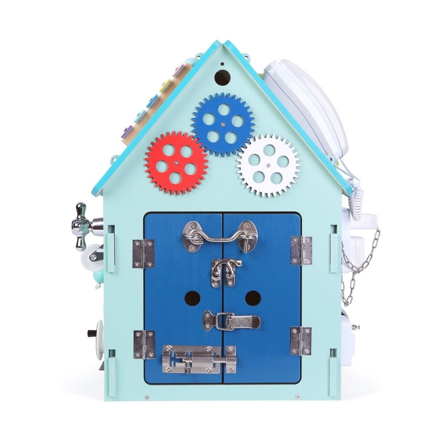 2Kids Toys - Activity board domček modrá