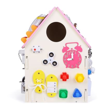 2Kids Toys - Activity board domček ružová