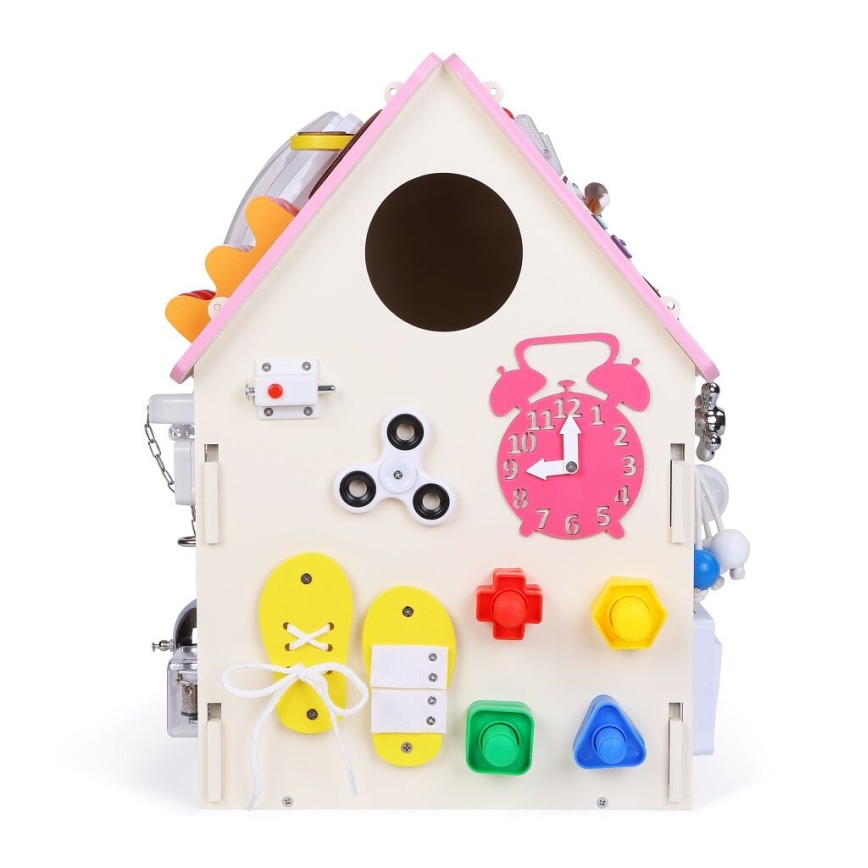2Kids Toys - Activity board domček ružová