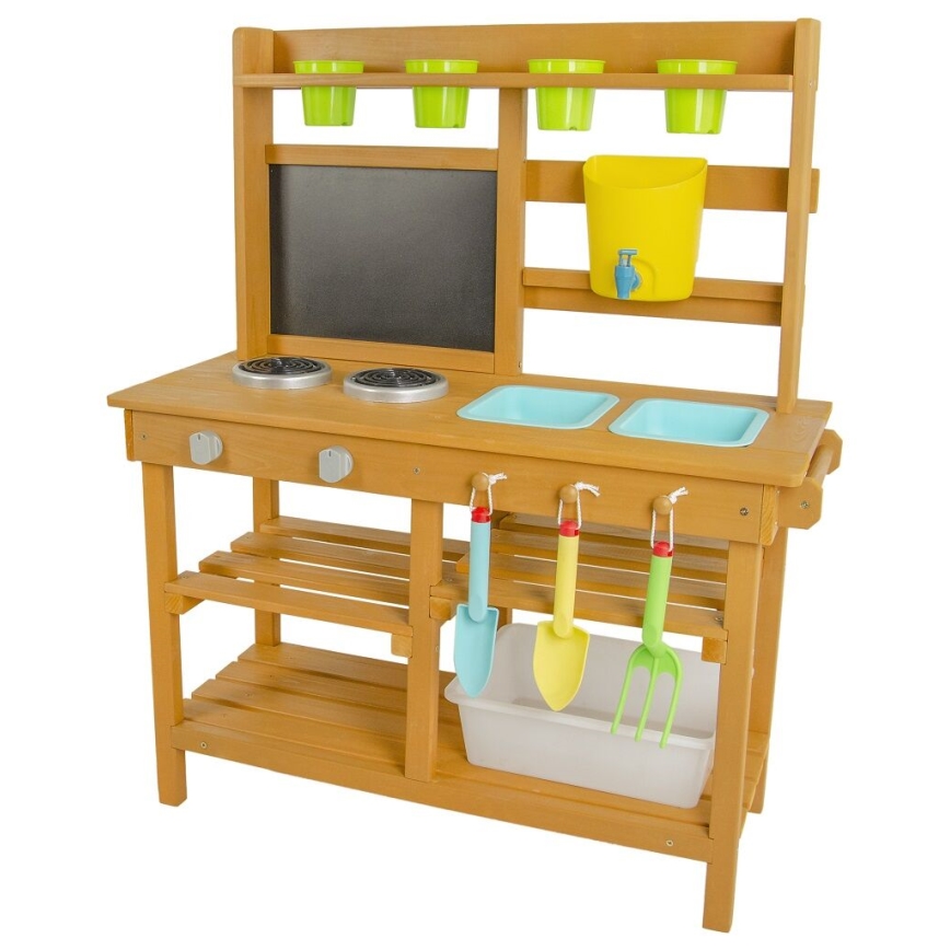 2Kids Toys - Drevená záhradná kuchynka