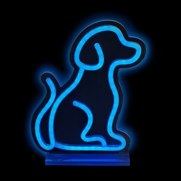 2Kids Toys - LED Neónová stolná dekorácia LED/5W/USB pes