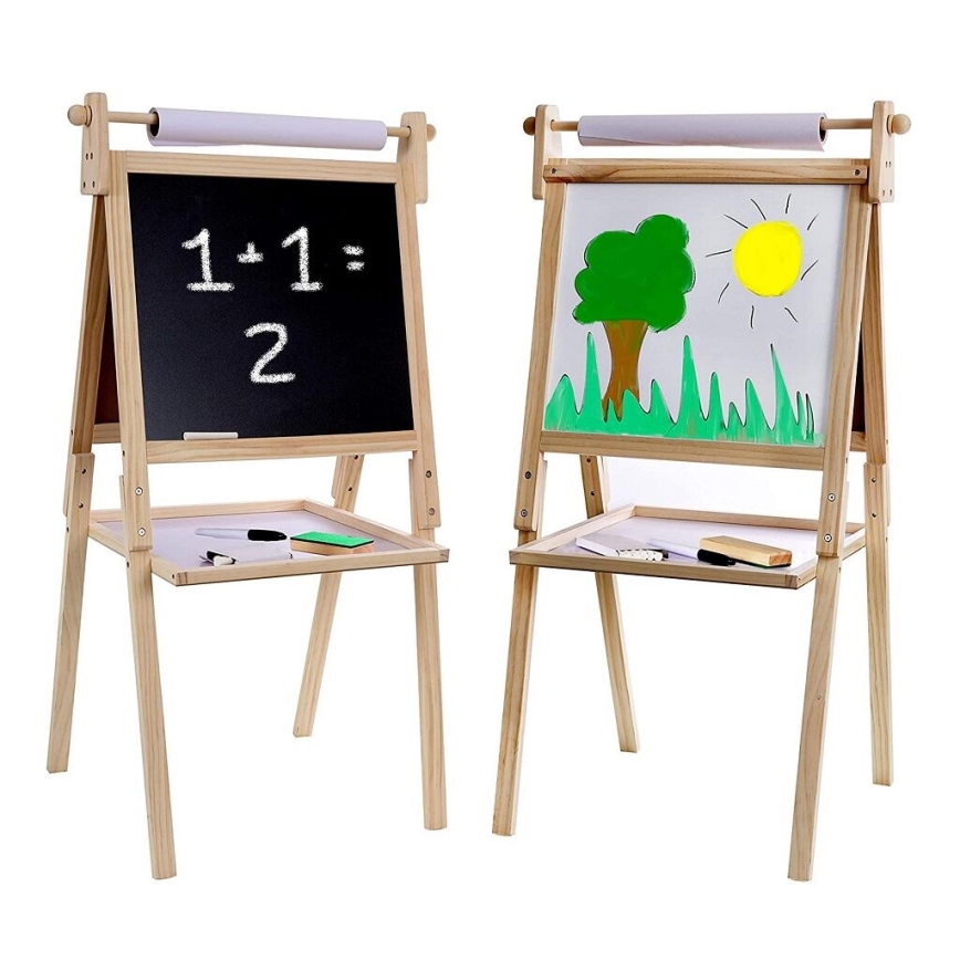 2Kids Toys - Magnetická obojstranná drevená tabuľa