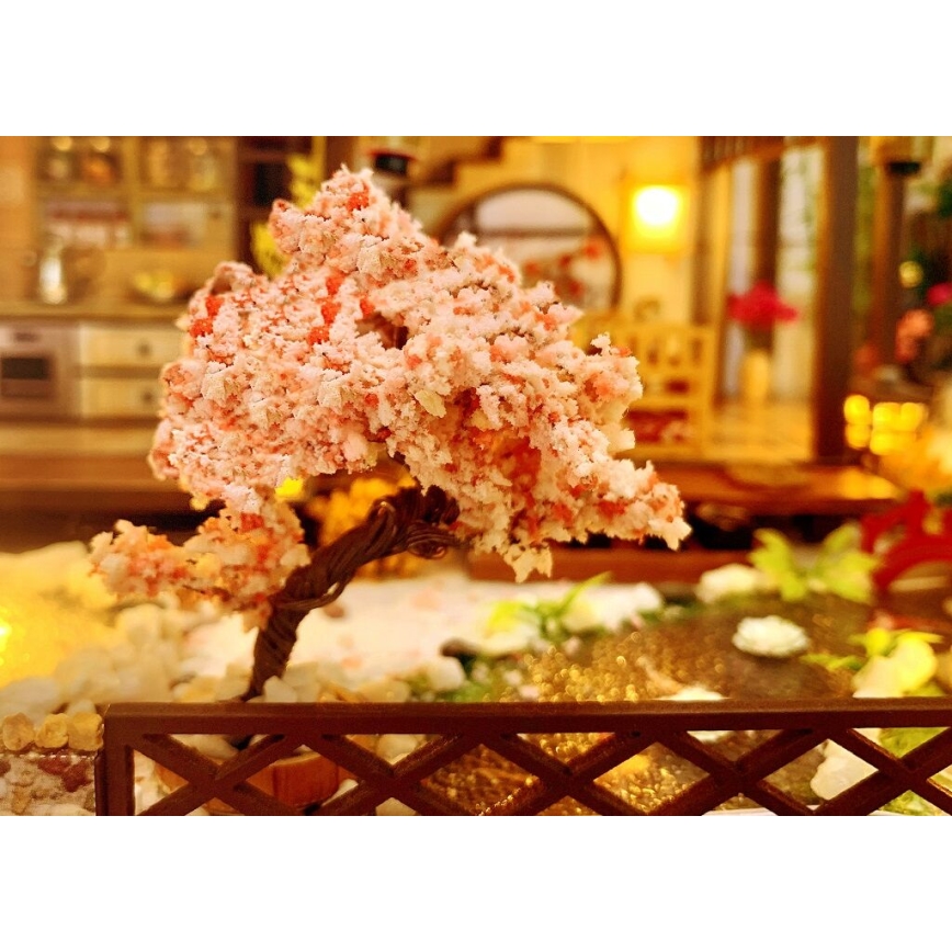 2Kids Toys - Miniatúra domčeka Honosná sakurová vila 2xAAA