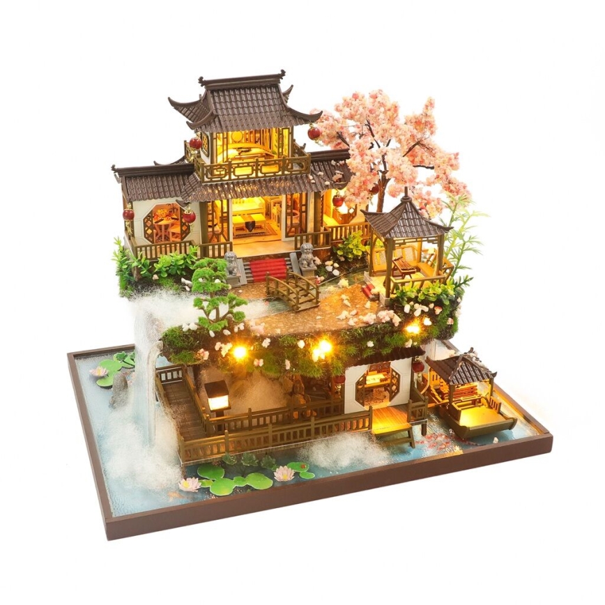 2Kids Toys - Miniatúra domčeka Rozprávková vila 2xAAA