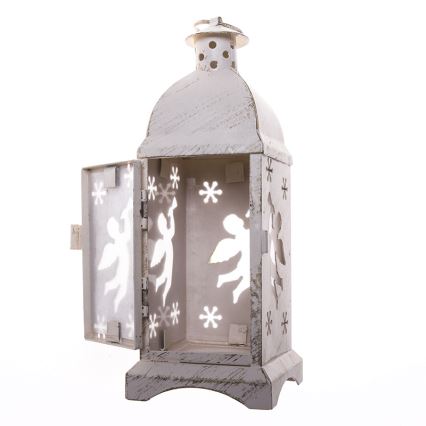 31592 - Vianočný lampáš 1xLED/0,2W/C2032 anjel