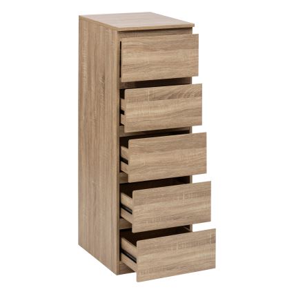 5five - Komoda HEIM 40x118x48 cm hnedá