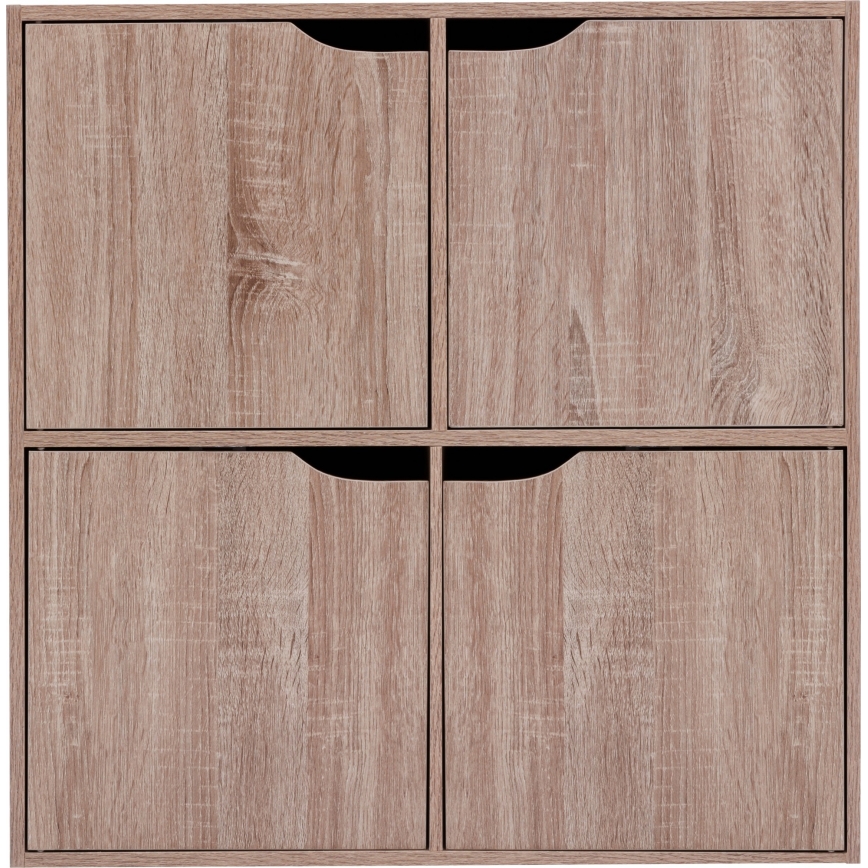 5five - Komoda TIDY 68x68x32 cm hnedá