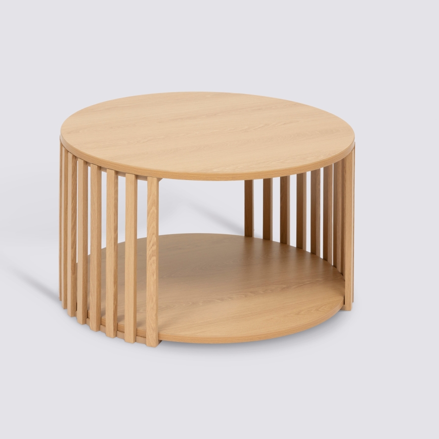 5five - Konferenčný stolík VINKY pr. 60 cm hnedá