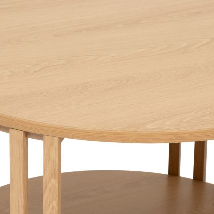 5five - Konferenčný stolík VINKY pr. 60 cm hnedá