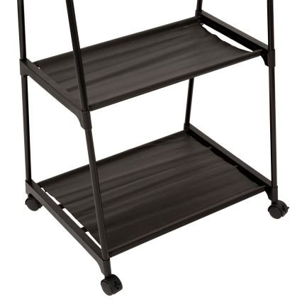 5five - Stojanový vešiak FESY 156x83 cm čierny