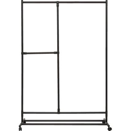 5five - Stojanový vešiak KENY 173x117 cm čierny