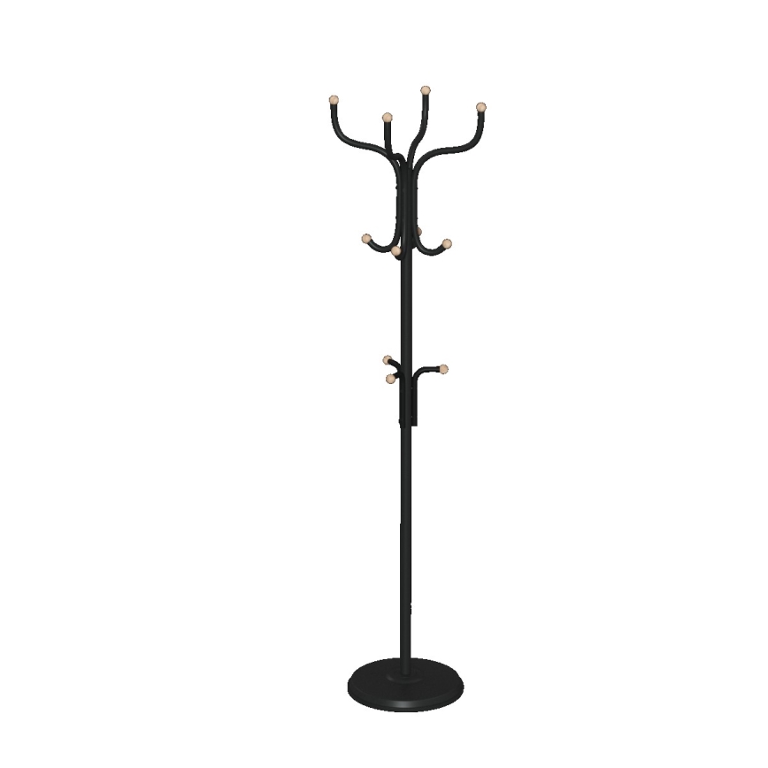 5five - Stojanový vešiak RAFU 178x43 cm čierny
