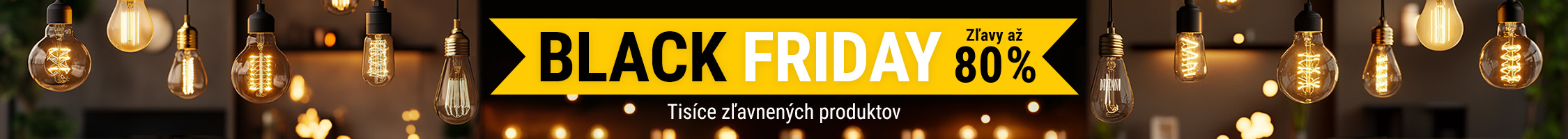 Black Friday 2025 - svítidla