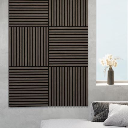 ADA 4x akustický obkladový panel DANVIKEN 60x60 cm orech