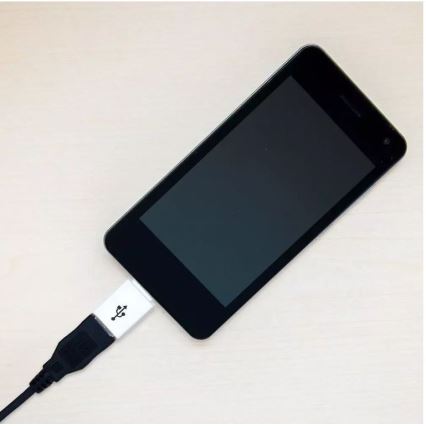 Adaptér Micro USB na USB-C biela